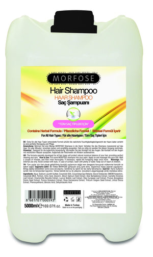 MORFOSE HAIR SHAMPOO HERBAL FORMULA 5 LITER - Hairwaxshop