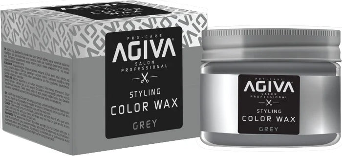 Agiva Hair Styling Color Wax Grey 120 ml