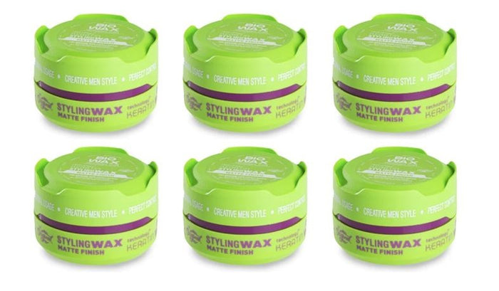 Bio wax Keratin Styling Wax Matte Finish 6 stuks