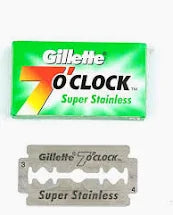 Gillette 7 O'Clock Permasharp Stainless Shave 5 blades