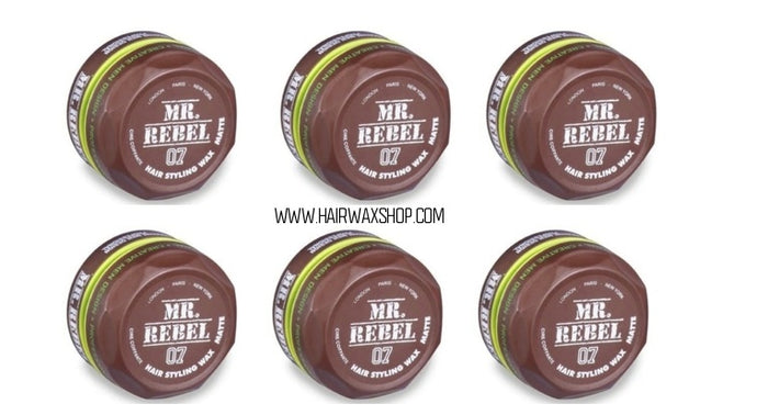 MR REBEL 07 HAIR STYLING WAX MATTE 6 STUKS