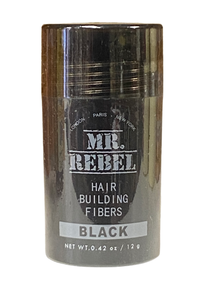 Mr Rebel Hair Building Fibers Wax Black 12 g