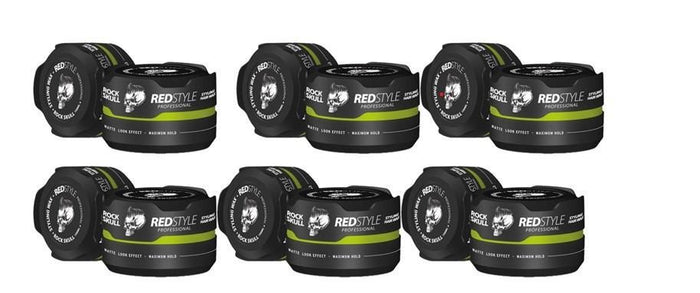 Red Style Hair Styling Wax Matte 6 stuks